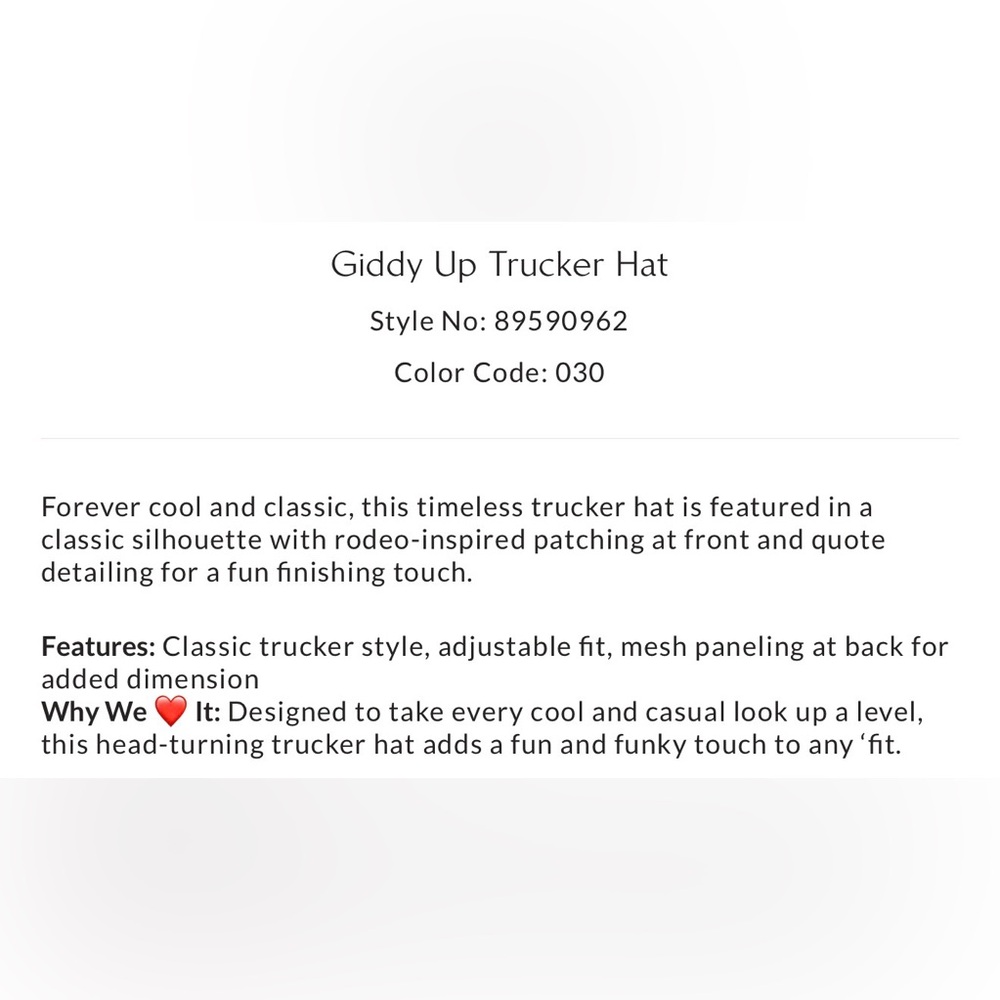 Understated Leather Free People Giddy Up Trucker Hat Green Cream NWT $38 - Picture 9 of 9
